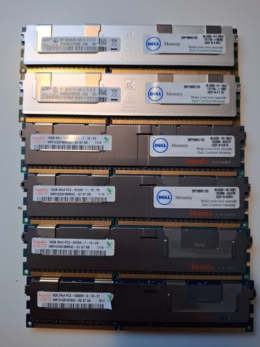16gb ddr3 ecc registered - 5x,