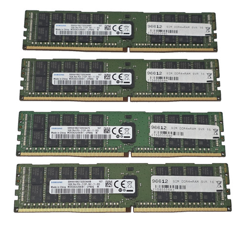 Samsung 64gb 4x16gb - 2rx4, ddr4