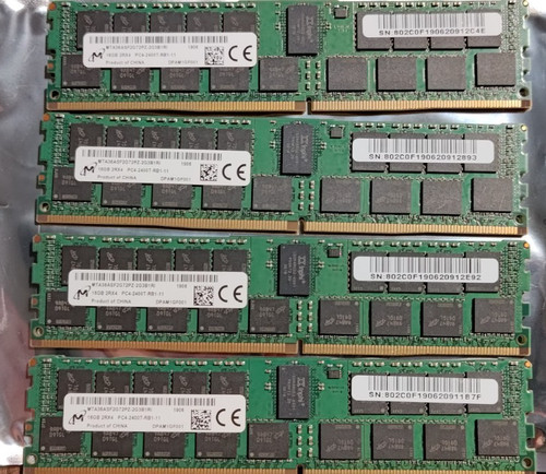 64gb micron - 64gb, (4x16gb)