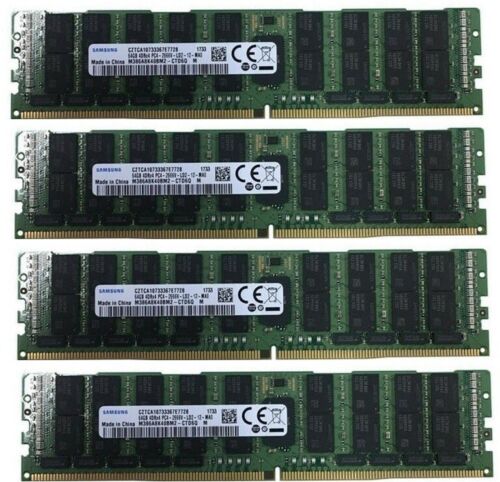 64gb 256gb ddr4 ecc ram - 4x,