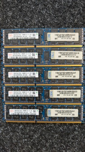 16gb ddr3 ecc reg - 5x, sk