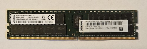 64gb 2rx4 kingston - 64gb, pc4-2933y